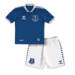 Fotbollsset Barn Everton Hemmatröja 2023-24 Mini-Kit Kortärmad (+ korta byxor)