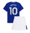 Fotbollsset Barn Everton Iliman Ndiaye #10 Hemmatröja 2024-25 Mini-Kit Kortärmad (+ korta byxor)