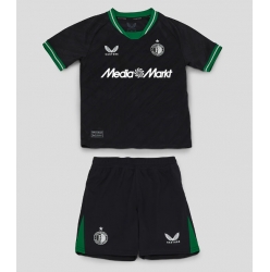 Fotbollsset Barn Feyenoord Bortatröja 2024-25 Mini-Kit Kortärmad (+ korta byxor)