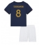 Fotbollsset Barn Frankrike Aurelien Tchouameni #8 Hemmatröja VM 2022 Mini-Kit Kortärmad (+ korta byxor)