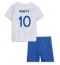 Fotbollsset Barn Frankrike Kylian Mbappe #10 Bortatröja VM 2022 Mini-Kit Kortärmad (+ korta byxor)