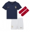 Fotbollsset Barn Frankrike Kylian Mbappe #10 Hemmatröja VM 2022 Mini-Kit Kortärmad (+ korta byxor)