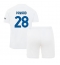 Fotbollsset Barn Inter Milan Benjamin Pavard #28 Bortatröja 2023-24 Mini-Kit Kortärmad (+ korta byxor)