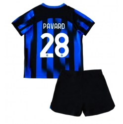 Fotbollsset Barn Inter Milan Benjamin Pavard #28 Hemmatröja 2023-24 Mini-Kit Kortärmad (+ korta byxor)