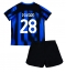 Fotbollsset Barn Inter Milan Benjamin Pavard #28 Hemmatröja 2023-24 Mini-Kit Kortärmad (+ korta byxor)