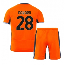 Fotbollsset Barn Inter Milan Benjamin Pavard #28 Tredje Tröja 2023-24 Mini-Kit Kortärmad (+ korta byxor)