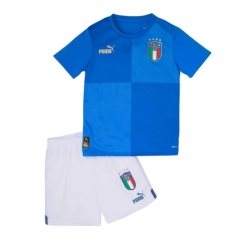 Fotbollsset Barn Italien Hemmatröja 2022 Mini-Kit Kortärmad (+ korta byxor)