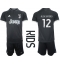 Fotbollsset Barn Juventus Alex Sandro #12 Tredje Tröja 2023-24 Mini-Kit Kortärmad (+ korta byxor)