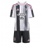 Fotbollsset Barn Juventus Gleison Bremer #3 Hemmatröja 2025-26 Mini-Kit Kortärmad (+ korta byxor)
