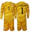 Fotbollsset Barn Kroatien Dominik Livakovic #1 Målvakt Hemmatröja EM 2024 Mini-Kit Långärmad (+ korta byxor)