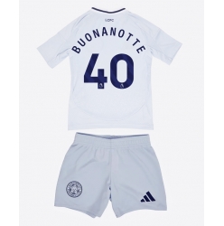 Fotbollsset Barn Leicester City Facundo Buonanotte #40 Tredje Tröja 2024-25 Mini-Kit Kortärmad (+ korta byxor)