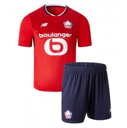 Fotbollsset Barn Lille OSC Hemmatröja 2024-25 Mini-Kit Kortärmad (+ korta byxor)