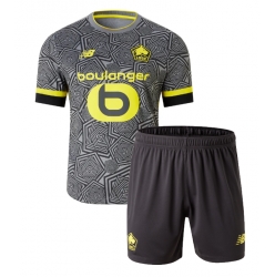 Fotbollsset Barn Lille OSC Tredje Tröja 2024-25 Mini-Kit Kortärmad (+ korta byxor)