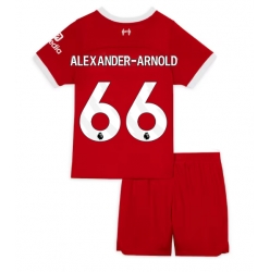Fotbollsset Barn Liverpool Alexander-Arnold #66 Hemmatröja 2023-24 Mini-Kit Kortärmad (+ korta byxor)