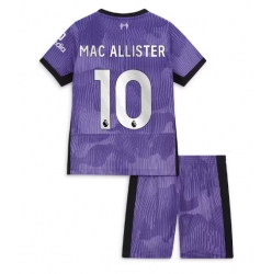 Fotbollsset Barn Liverpool Alexis Mac Allister #10 Tredje Tröja 2023-24 Mini-Kit Kortärmad (+ korta byxor)