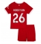 Fotbollsset Barn Liverpool Andrew Robertson #26 Hemmatröja 2023-24 Mini-Kit Kortärmad (+ korta byxor)