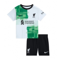 Fotbollsset Barn Liverpool Bortatröja 2023-24 Mini-Kit Kortärmad (+ korta byxor)
