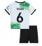 Fotbollsset Barn Liverpool Thiago Alcantara #6 Bortatröja 2023-24 Mini-Kit Kortärmad (+ korta byxor)