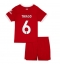 Fotbollsset Barn Liverpool Thiago Alcantara #6 Hemmatröja 2023-24 Mini-Kit Kortärmad (+ korta byxor)