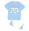Fotbollsset Barn Manchester City Bernardo Silva #20 Hemmatröja 2023-24 Mini-Kit Kortärmad (+ korta byxor)