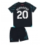 Fotbollsset Barn Manchester City Bernardo Silva #20 Tredje Tröja 2023-24 Mini-Kit Kortärmad (+ korta byxor)