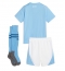 Fotbollsset Barn Manchester City Hemmatröja 2023-24 Mini-Kit Kortärmad (+ korta byxor)