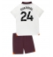 Fotbollsset Barn Manchester City Josko Gvardiol #24 Bortatröja 2023-24 Mini-Kit Kortärmad (+ korta byxor)