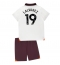 Fotbollsset Barn Manchester City Julian Alvarez #19 Bortatröja 2023-24 Mini-Kit Kortärmad (+ korta byxor)