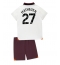 Fotbollsset Barn Manchester City Matheus Nunes #27 Bortatröja 2023-24 Mini-Kit Kortärmad (+ korta byxor)