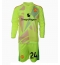 Fotbollsset Barn Manchester United Andre Onana #24 Målvakt Bortatröja 2024-25 Mini-Kit Långärmad (+ korta byxor)