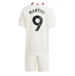 Fotbollsset Barn Manchester United Anthony Martial #9 Tredje Tröja 2023-24 Mini-Kit Kortärmad (+ korta byxor)