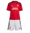 Fotbollsset Barn Manchester United Donny van de Beek #34 Hemmatröja 2023-24 Mini-Kit Kortärmad (+ korta byxor)