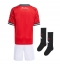 Fotbollsset Barn Manchester United Hemmatröja 2025-26 Mini-Kit Kortärmad (+ korta byxor)