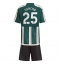Fotbollsset Barn Manchester United Jadon Sancho #25 Bortatröja 2023-24 Mini-Kit Kortärmad (+ korta byxor)