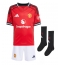 Fotbollsset Barn Manchester United Marcus Rashford #10 Hemmatröja 2025-26 Mini-Kit Kortärmad (+ korta byxor)