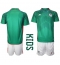 Fotbollsset Barn Mexiko Hemmatröja VM 2022 Mini-Kit Kortärmad (+ korta byxor)