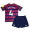 Fotbollsset Barn Newcastle United Sven Botman #4 Bortatröja 2024-25 Mini-Kit Kortärmad (+ korta byxor)