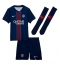 Fotbollsset Barn Paris Saint-Germain Achraf Hakimi #2 Hemmatröja 2025-26 Mini-Kit Kortärmad (+ korta byxor)