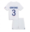 Fotbollsset Barn Paris Saint-Germain Presnel Kimpembe #3 Bortatröja 2023-24 Mini-Kit Kortärmad (+ korta byxor)