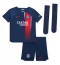 Fotbollsset Barn Paris Saint-Germain Presnel Kimpembe #3 Hemmatröja 2023-24 Mini-Kit Kortärmad (+ korta byxor)