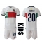 Fotbollsset Barn Portugal Joao Cancelo #20 Bortatröja VM 2022 Mini-Kit Kortärmad (+ korta byxor)