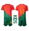 Fotbollsset Barn Portugal Joao Felix #11 Hemmatröja VM 2022 Mini-Kit Kortärmad (+ korta byxor)