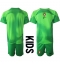 Fotbollsset Barn Portugal Målvakt Hemmatröja VM 2022 Mini-Kit Kortärmad (+ korta byxor)