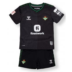 Fotbollsset Barn Real Betis Tredje Tröja 2023-24 Mini-Kit Kortärmad (+ korta byxor)