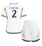 Fotbollsset Barn Real Madrid Daniel Carvajal #2 Hemmatröja 2023-24 Mini-Kit Kortärmad (+ korta byxor)