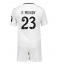 Fotbollsset Barn Real Madrid Ferland Mendy #23 Hemmatröja 2024-25 Mini-Kit Kortärmad (+ korta byxor)