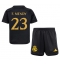 Fotbollsset Barn Real Madrid Ferland Mendy #23 Tredje Tröja 2023-24 Mini-Kit Kortärmad (+ korta byxor)