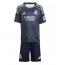 Fotbollsset Barn Real Madrid Jude Bellingham #5 Bortatröja 2025-26 Mini-Kit Kortärmad (+ korta byxor)