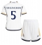 Fotbollsset Barn Real Madrid Jude Bellingham #5 Hemmatröja 2023-24 Mini-Kit Kortärmad (+ korta byxor)