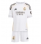 Fotbollsset Barn Real Madrid Jude Bellingham #5 Hemmatröja 2025-26 Mini-Kit Kortärmad (+ korta byxor)